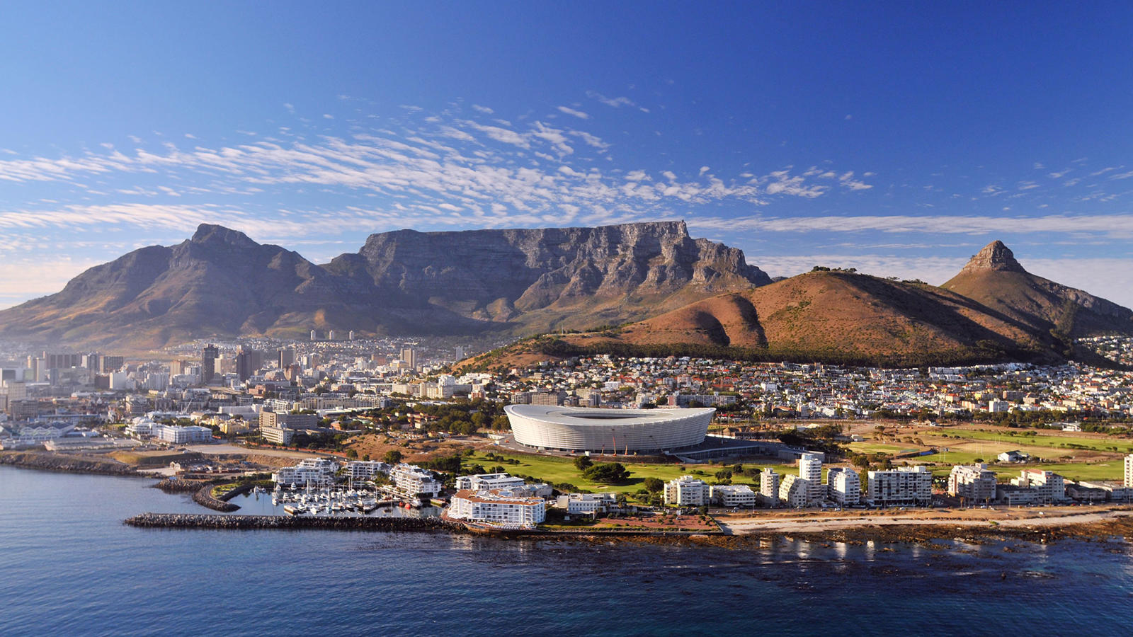 Table Mountain by the water